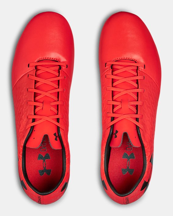 Men's UA Magnetico Select FG Soccer Cleats, Red, pdpMainDesktop image number 3